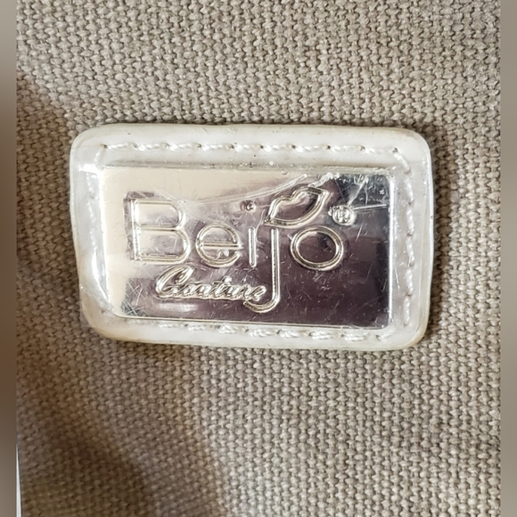 Beijo Canvas Brown & Tan Convertible/Reversible Handbag Purse Shoulder B… - Picture 4 of 15